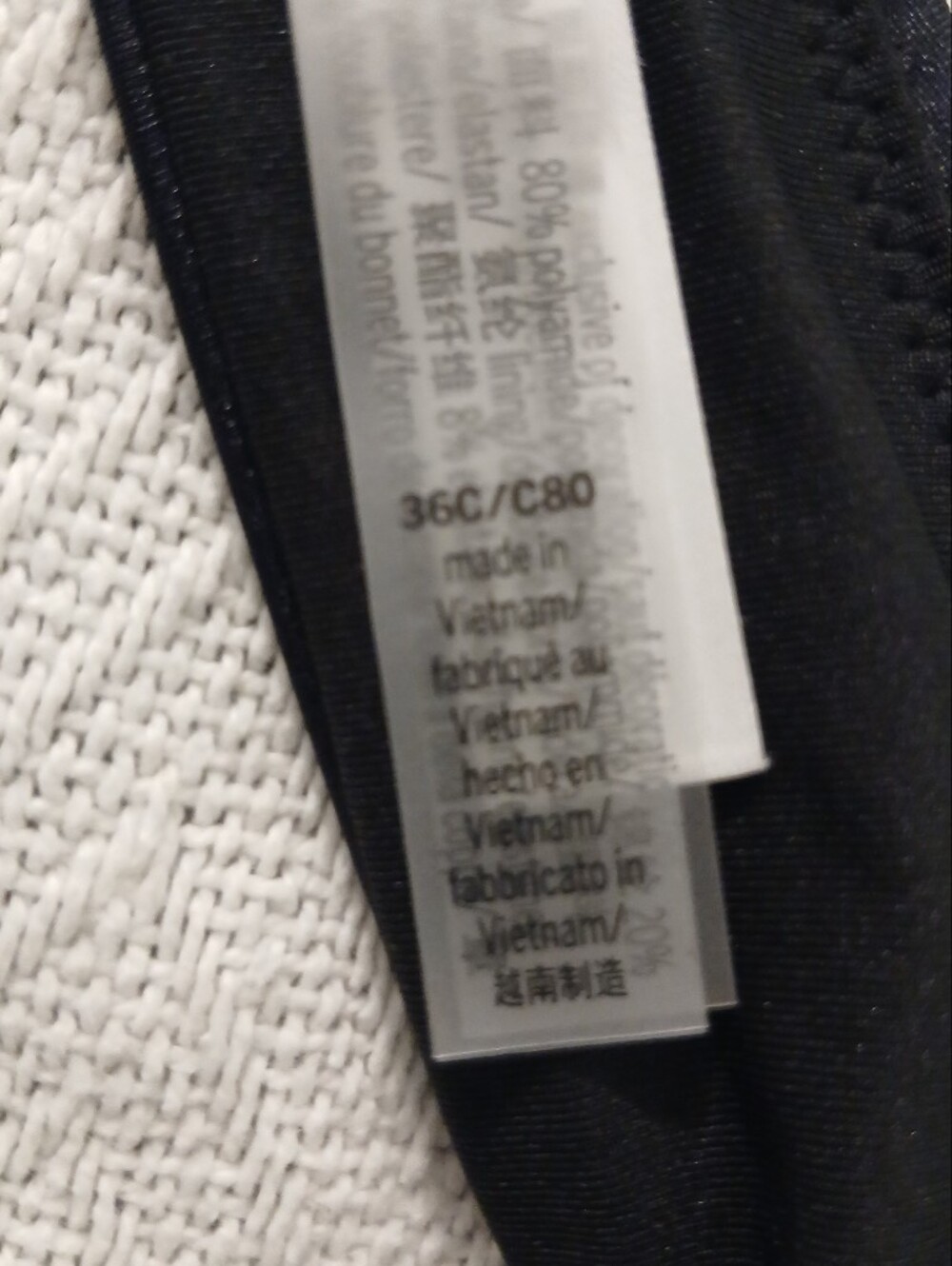 NWOT Sz.36C Womens Victoria Secret Swim Bikini Top - Picture 8 of 8